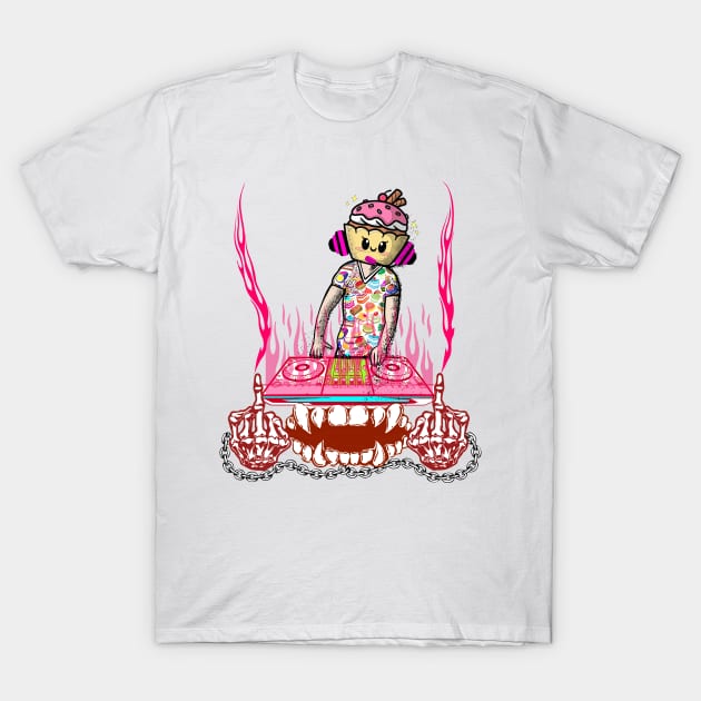 DJ Cake T-Shirt by sonnycosmics